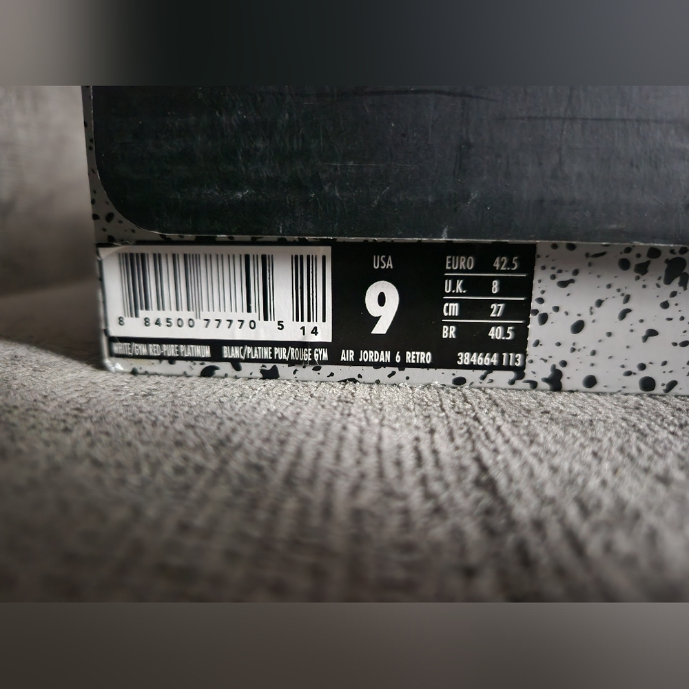 Jordan Retro 6 Empty Box - Picture 3 of 6